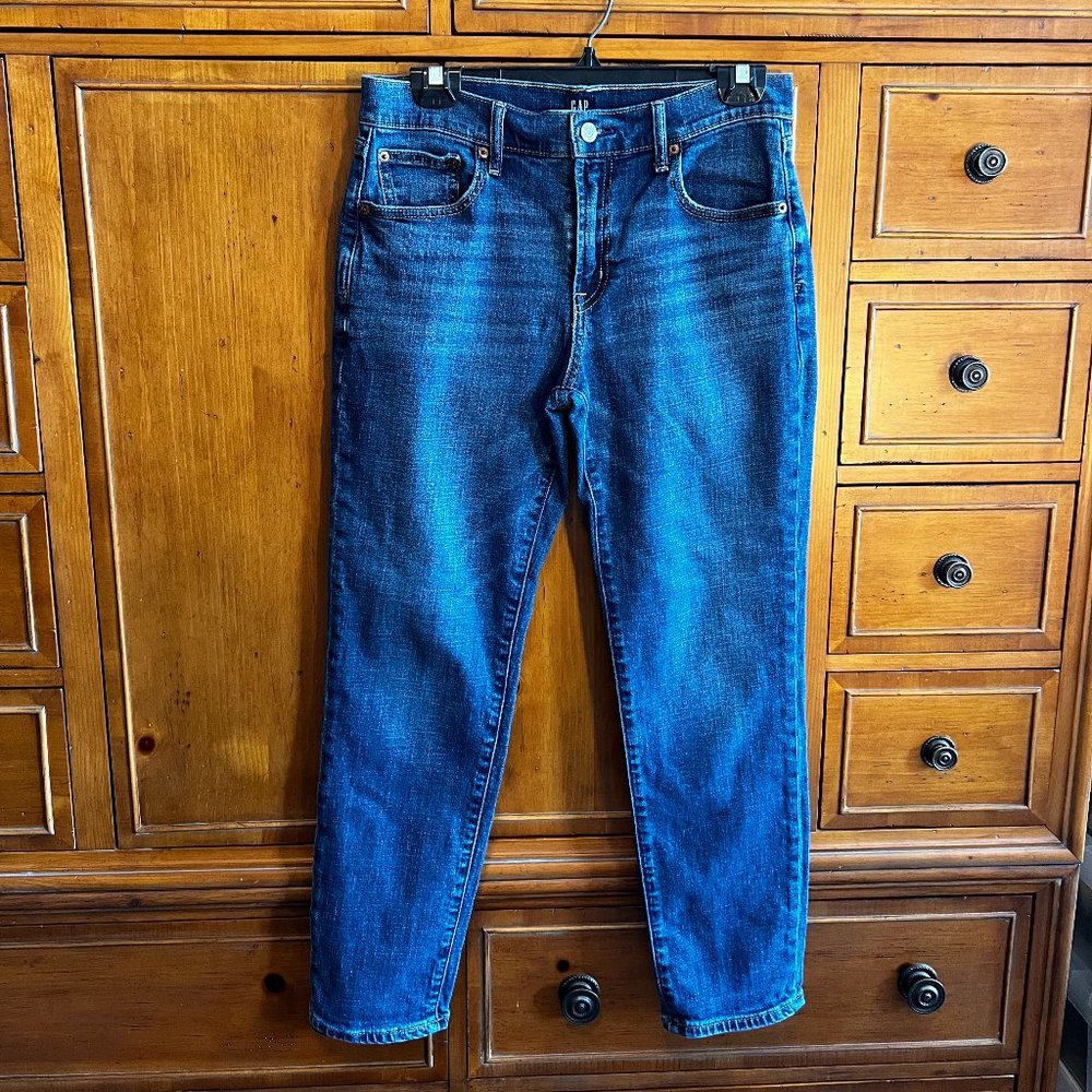 GAP Girlfriend Jeans, blue, size 4/27 GUC